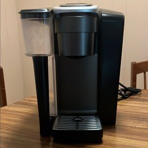 Keurig Black and Silver Coffee Maker